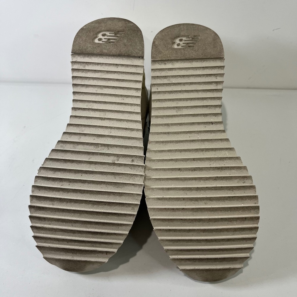 New Balance 574+ Platform Sneakers Women Size 8 WL574ZSO Cream Suede Mesh Chunky - Picture 6 of 7
